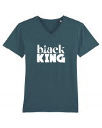 Black King Tricou mânecă scurtă guler V Bărbat Presenter