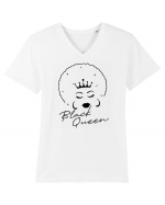 Black Queen Tricou mânecă scurtă guler V Bărbat Presenter