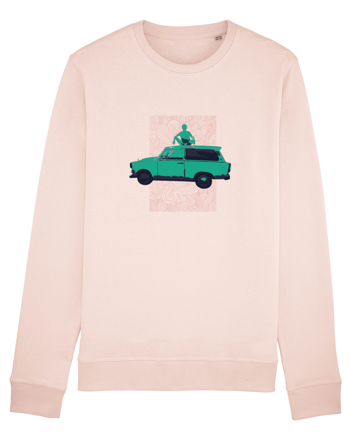 Bluză mânecă lungă Unisex Rise Candy Pink