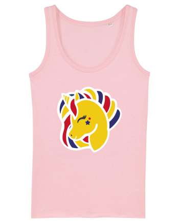 Unicorn Patriotic Tricolor Cotton Pink