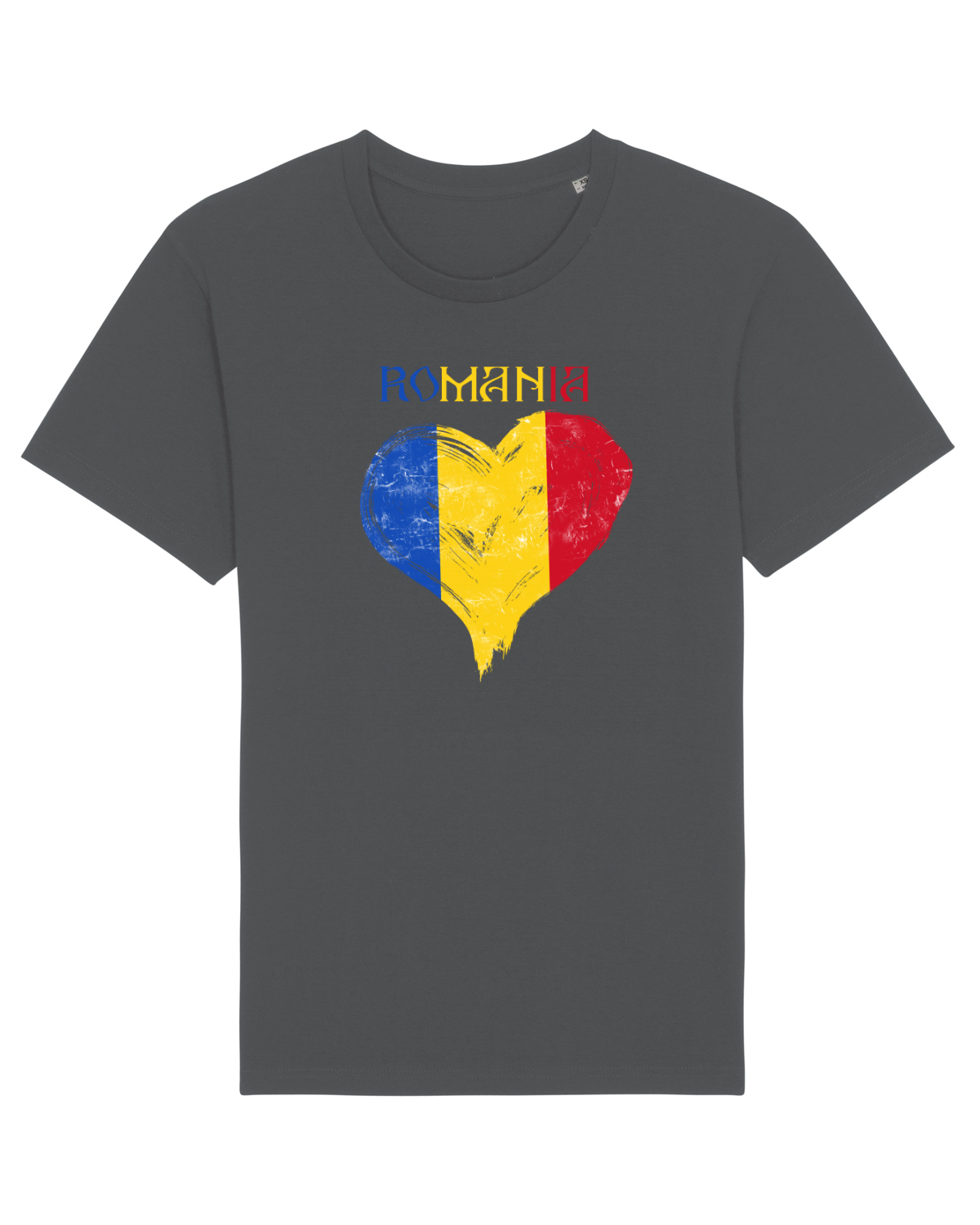 Tricou mânecă scurtă Unisex Rocker Anthracite