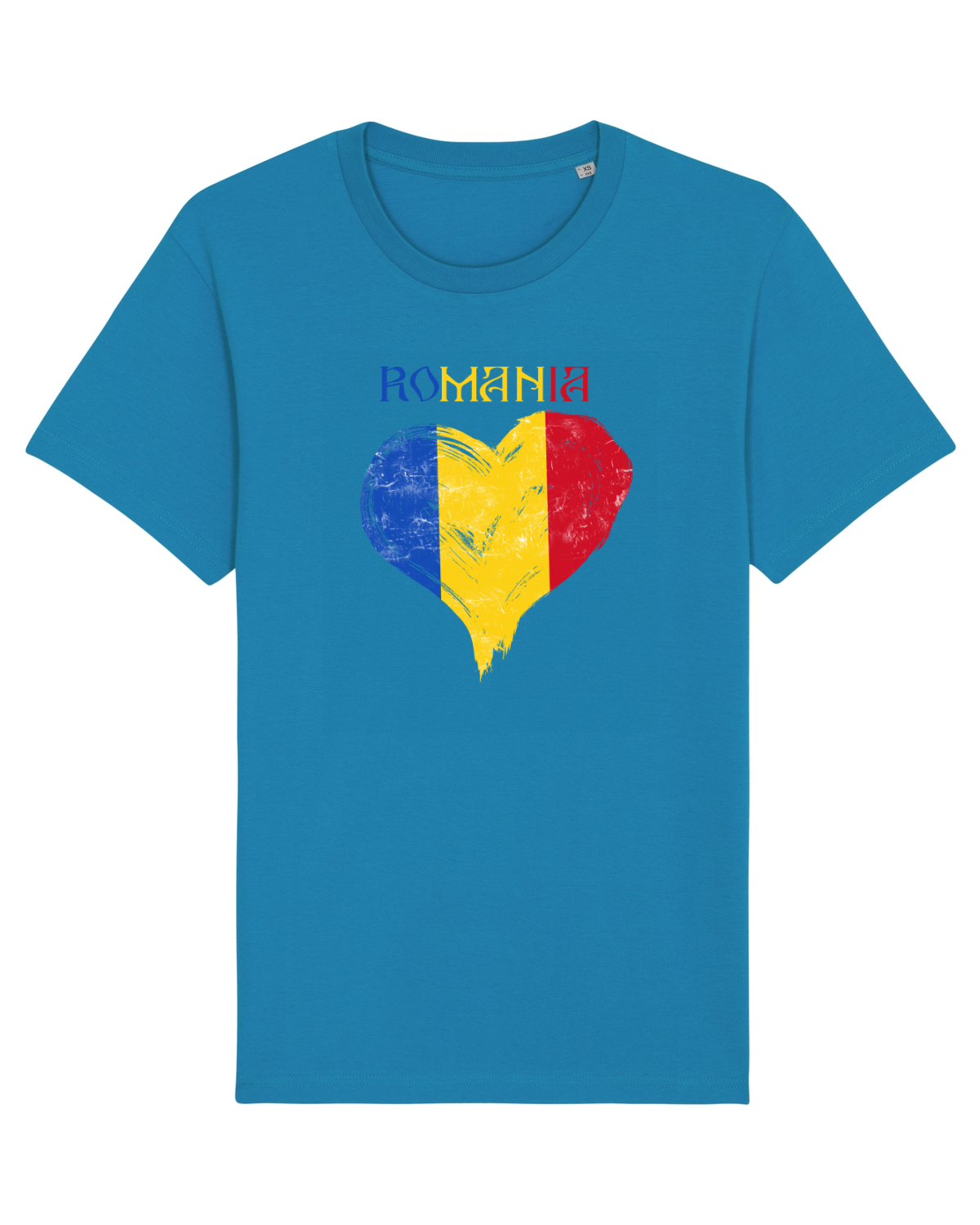 Tricou mânecă scurtă Unisex Rocker Azur