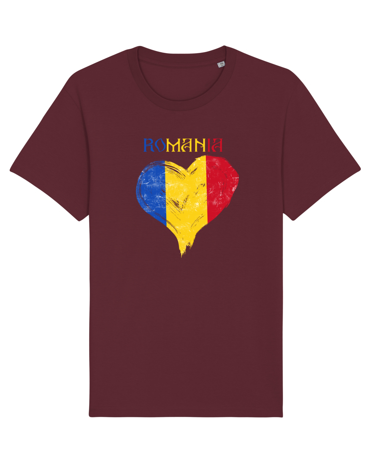 Tricou mânecă scurtă Unisex Rocker Burgundy