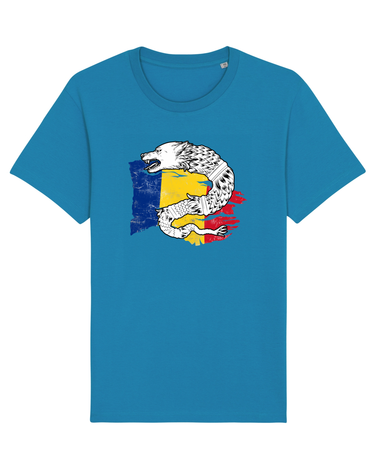 Tricou mânecă scurtă Unisex Rocker Azur