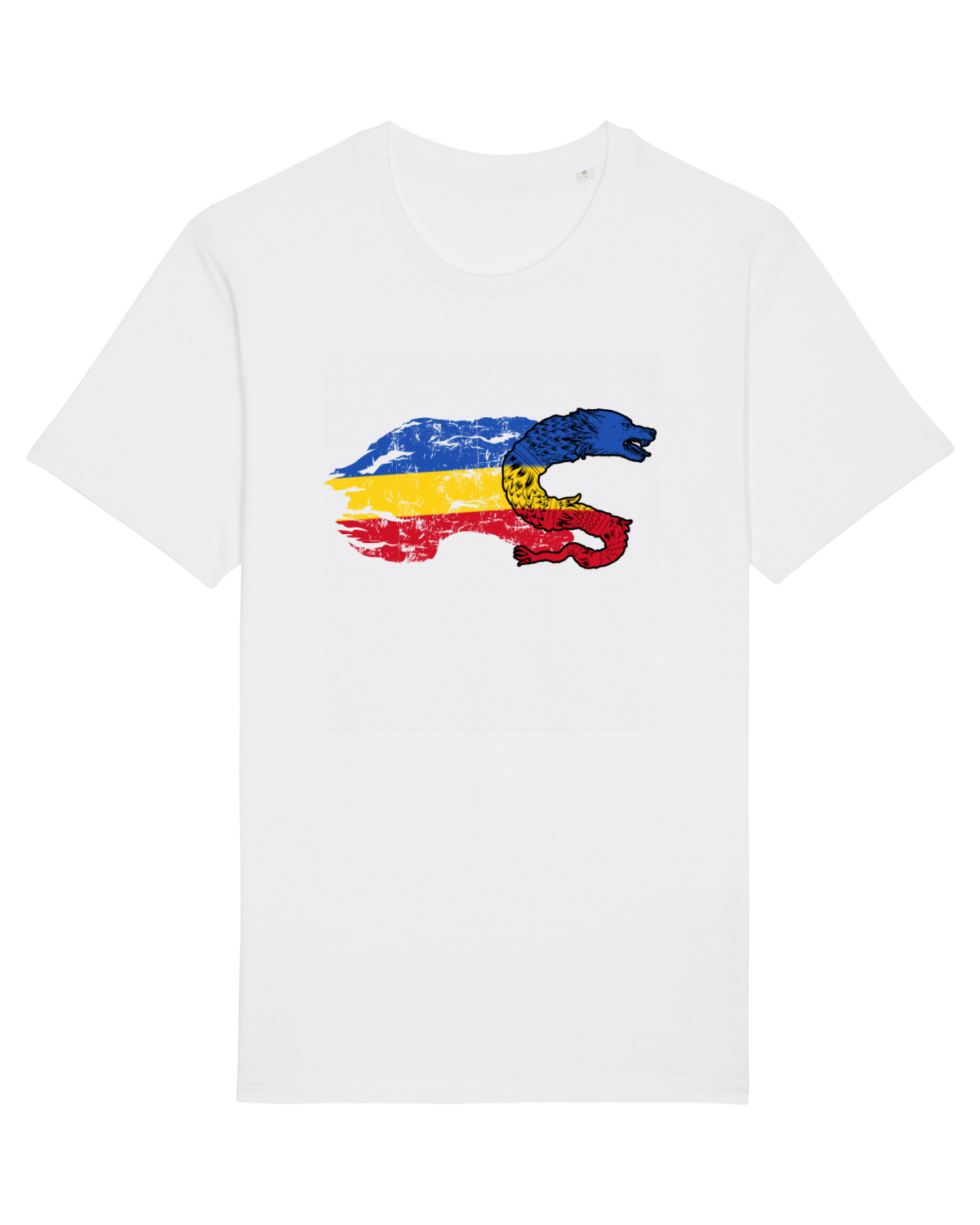 Tricou mânecă scurtă Unisex Rocker White