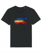 Drapel cu Lup Tricou mânecă scurtă Unisex Rocker