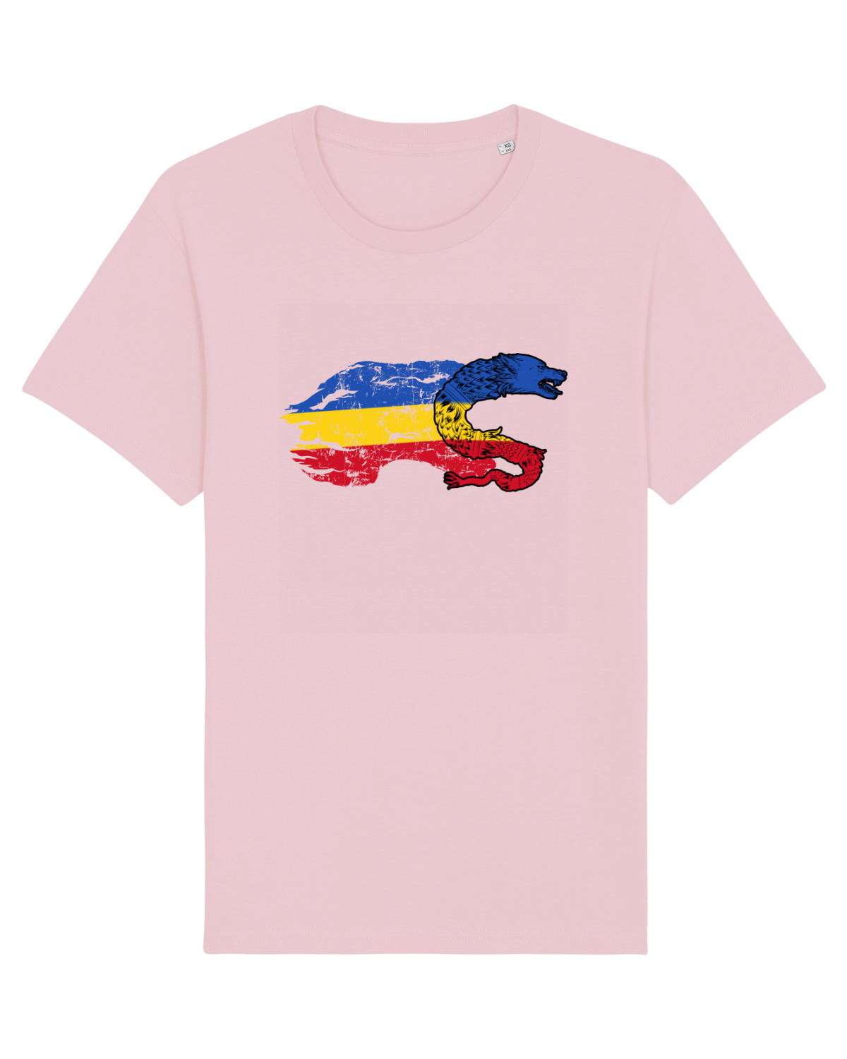 Tricou mânecă scurtă Unisex Rocker Cotton Pink