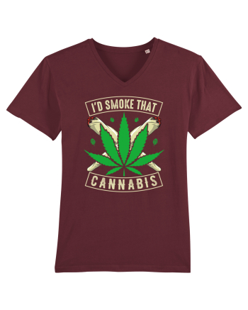 I'd Smoke That Cannabis Burgundy