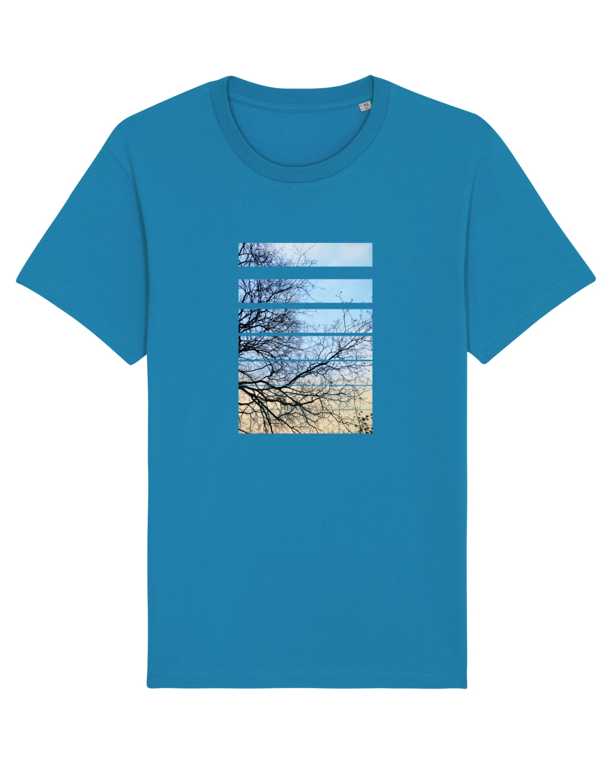 Tricou mânecă scurtă Unisex Rocker Azur