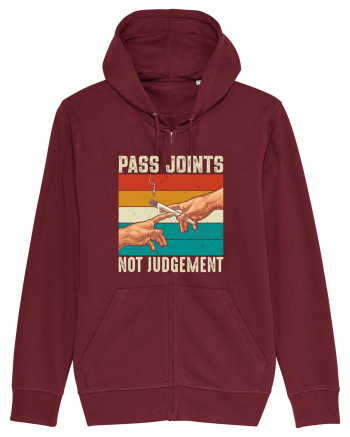 Pass Joint Not Judgement Burgundy