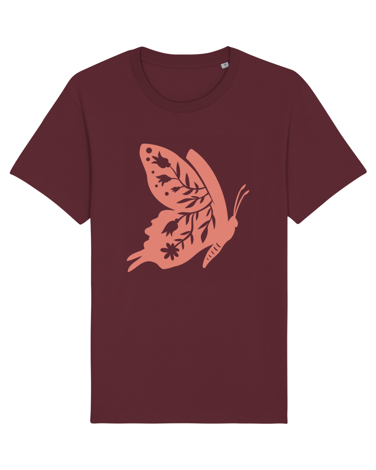 Tricou mânecă scurtă Unisex Rocker Burgundy