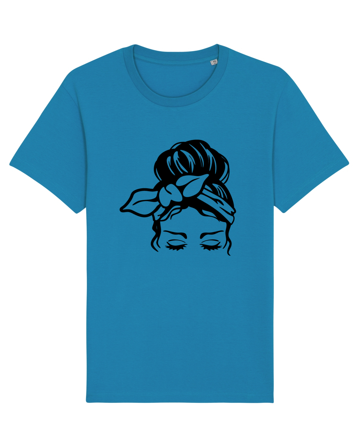 Tricou mânecă scurtă Unisex Rocker Azur