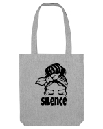 Silence Woman Sacoșă textilă