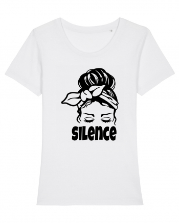 Silence Woman White