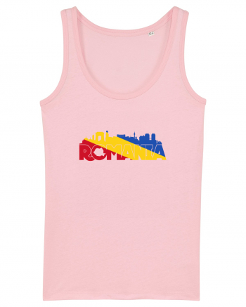 Romania skyline Cotton Pink