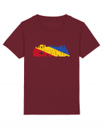 Romania skyline Tricou mânecă scurtă  Copii Mini Creator