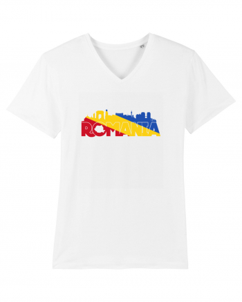 Romania skyline White