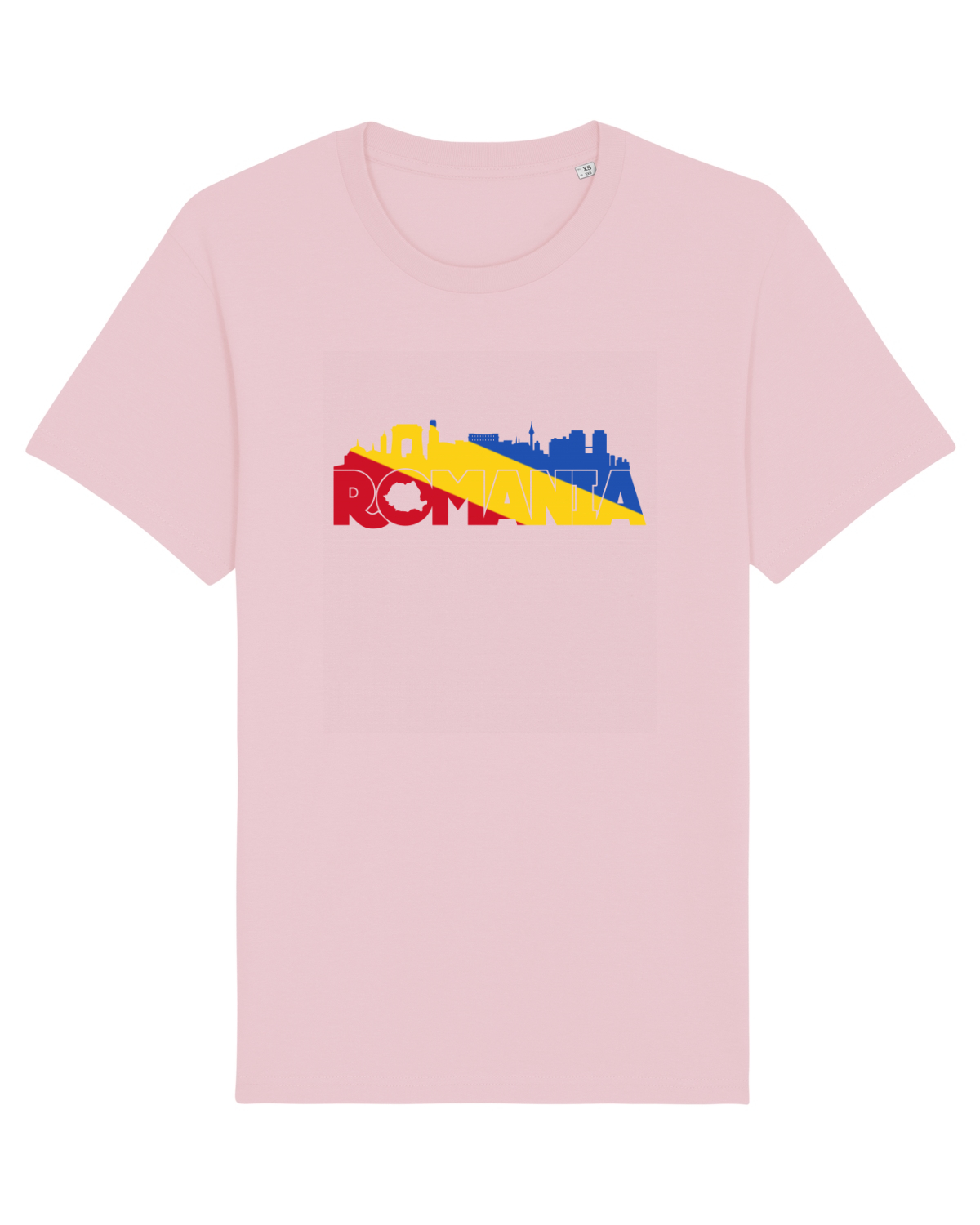 Tricou mânecă scurtă Unisex Rocker Cotton Pink