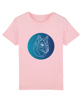 Wolf Lines Cotton Pink