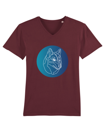 Wolf Lines Burgundy