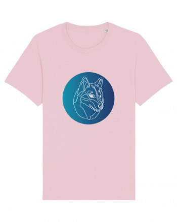 Wolf Lines Cotton Pink