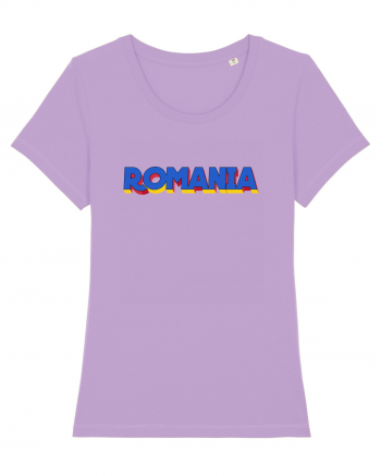 Romania 3D text Lavender Dawn