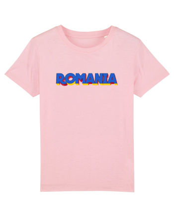 Romania 3D text Cotton Pink