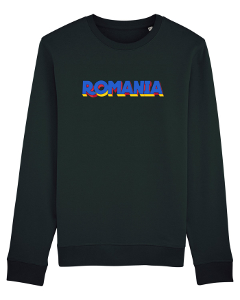 Romania 3D text Black
