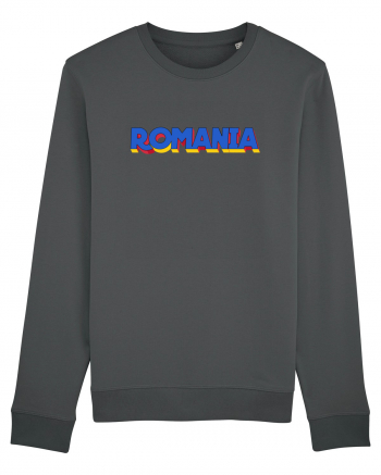 Romania 3D text Anthracite
