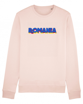 Romania 3D text Candy Pink