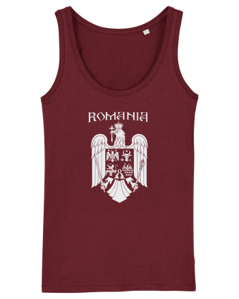 Romania Stema Burgundy