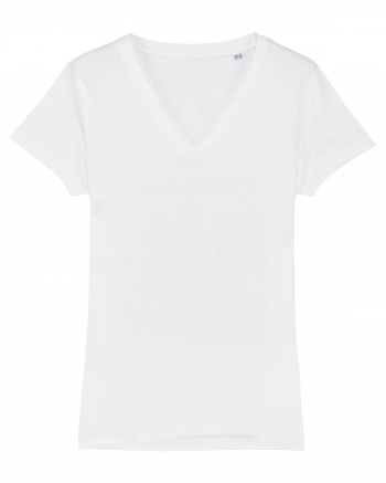 Romania Stema White