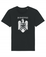 Romania Stema Tricou mânecă scurtă Unisex Rocker