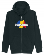 Romania Harta Hanorac cu fermoar Unisex Connector