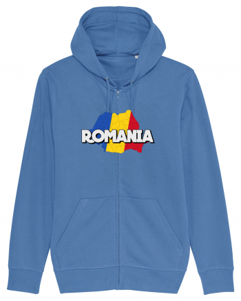 Romania Harta Bright Blue