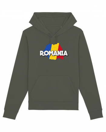 Romania Harta Khaki
