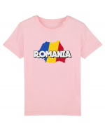 Romania Harta Tricou mânecă scurtă  Copii Mini Creator