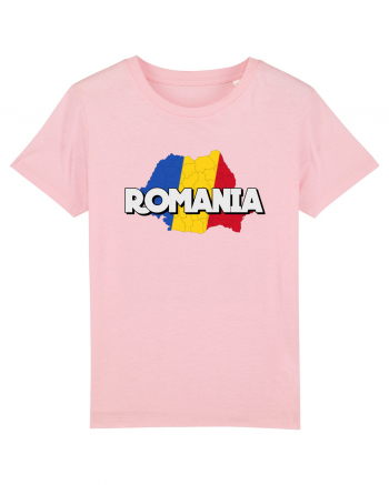 Romania Harta Cotton Pink