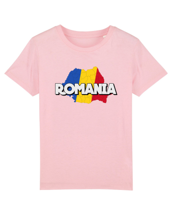 Romania Harta Cotton Pink