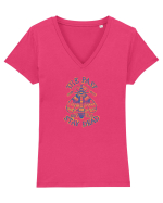 The Past Should Stay Dead (blunt old style) Tricou mânecă scurtă guler V Damă Evoker