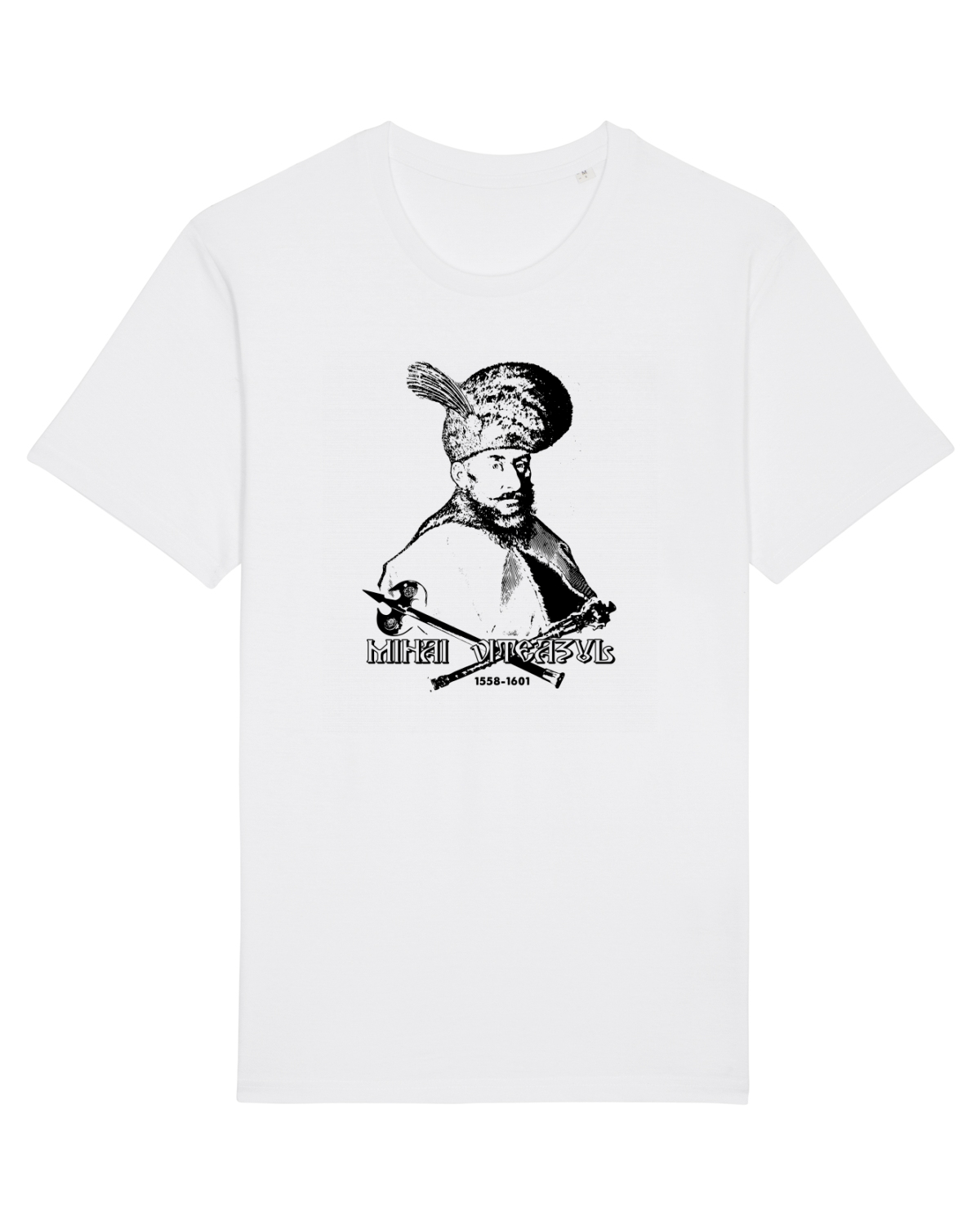 Tricou mânecă scurtă Unisex Rocker White