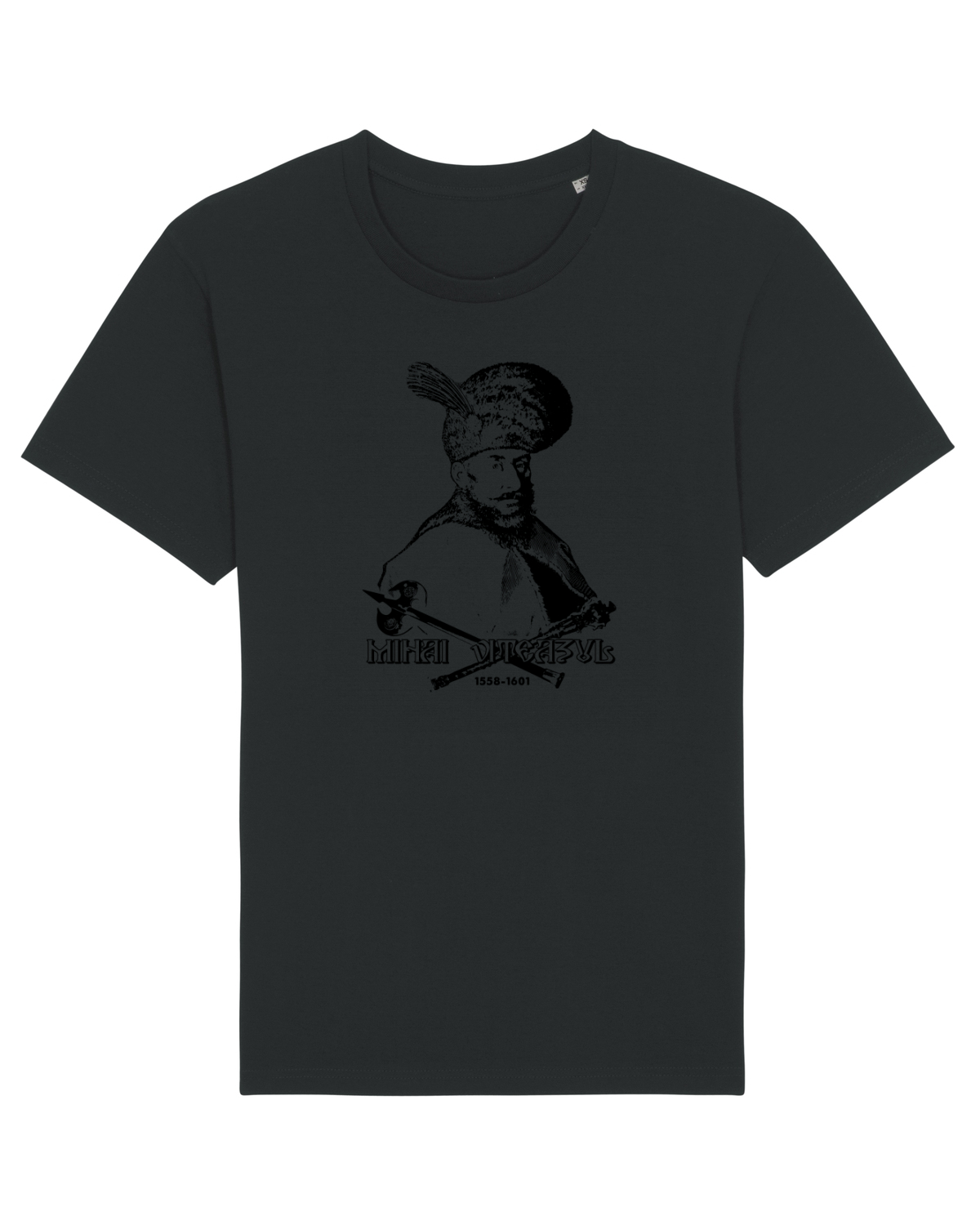 Tricou mânecă scurtă Unisex Rocker Black
