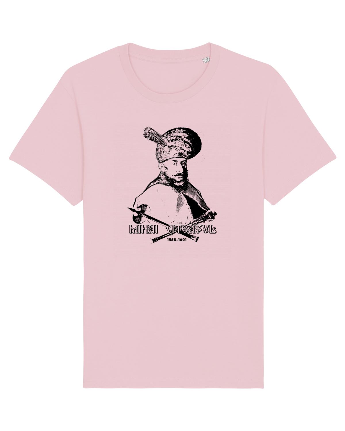 Tricou mânecă scurtă Unisex Rocker Cotton Pink