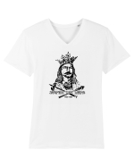 Stefan cel Mare Tricou mânecă scurtă guler V Bărbat Presenter
