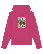 Octopus on stained glass Hanorac Unisex Drummer