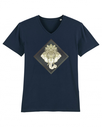 Golden Elephant Mandala  French Navy