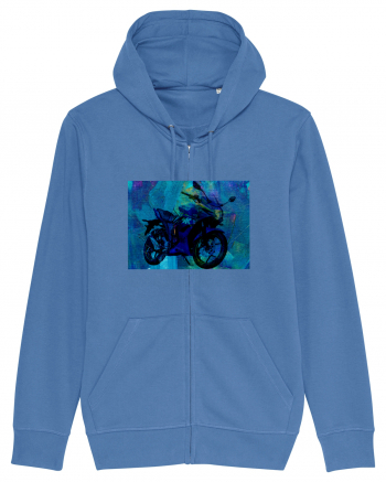 Bike painting Bright Blue