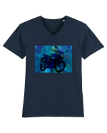 Bike painting Tricou mânecă scurtă guler V Bărbat Presenter