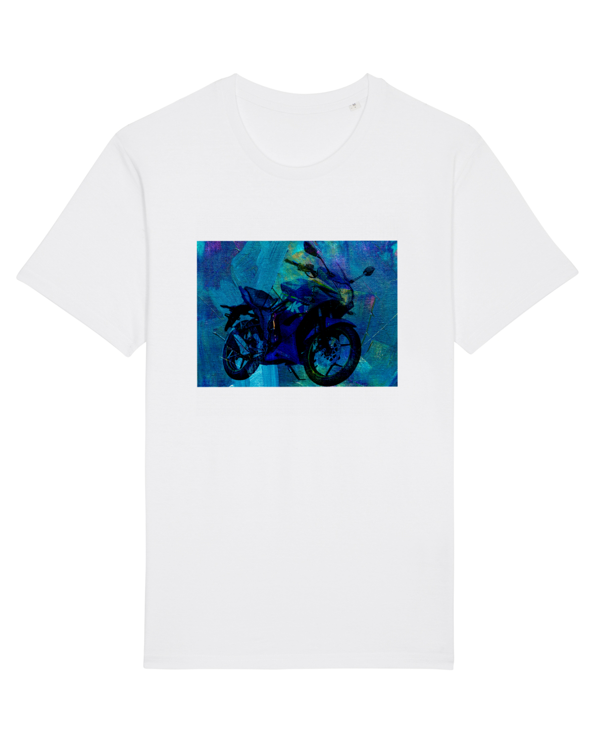 Tricou mânecă scurtă Unisex Rocker White