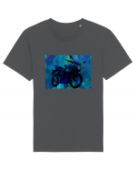 Bike painting Tricou mânecă scurtă Unisex Rocker